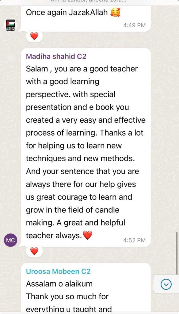 A WhatsApp message from Review 21