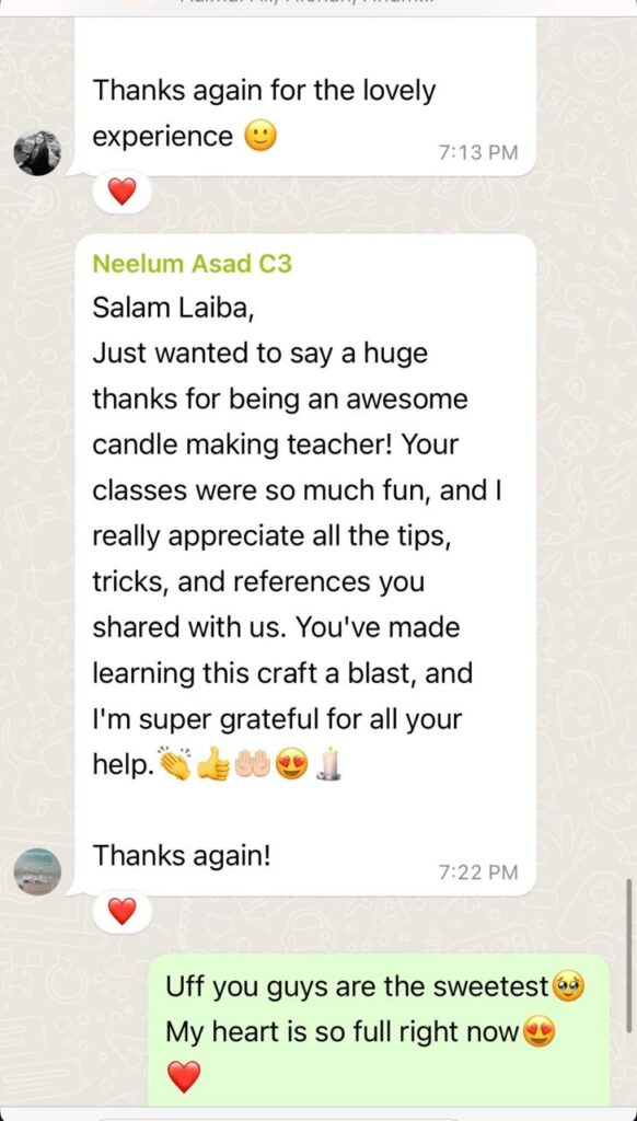A WhatsApp message from Review 29