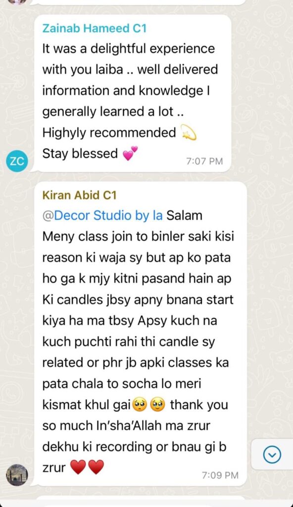 A WhatsApp message from Review 31